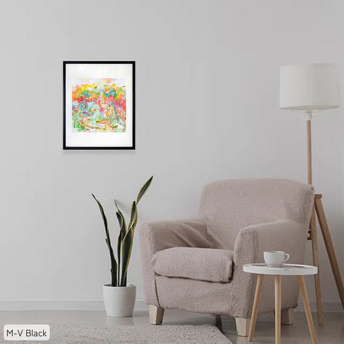 スリム額 Mタテ / ブラック