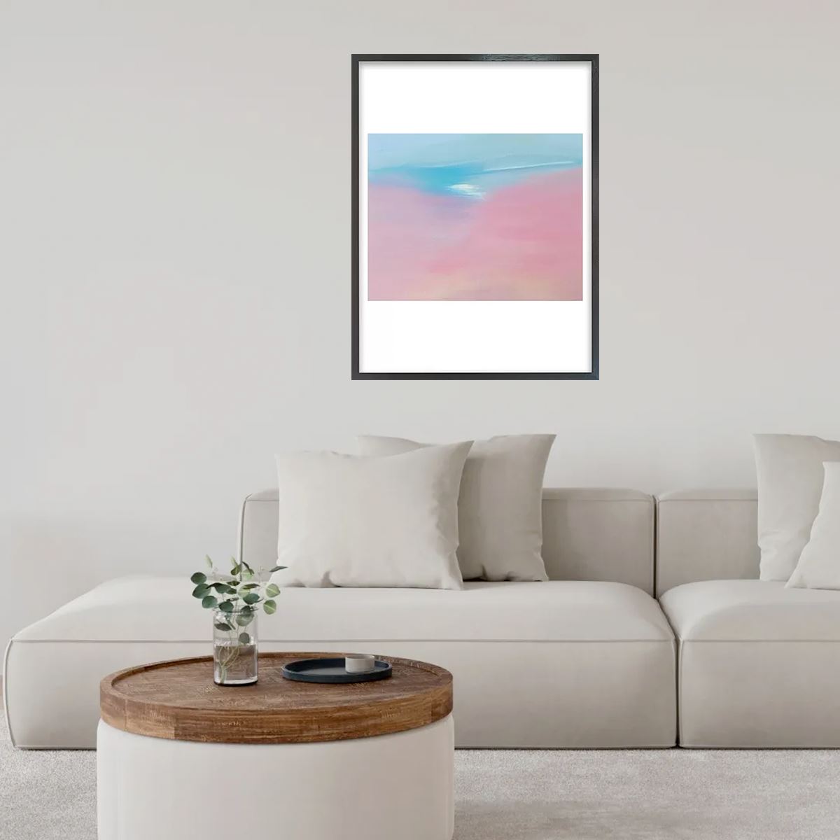 A Distant Memory(遠い記憶) / アート スリム額 Lタテ ブラックフレーム 使用例