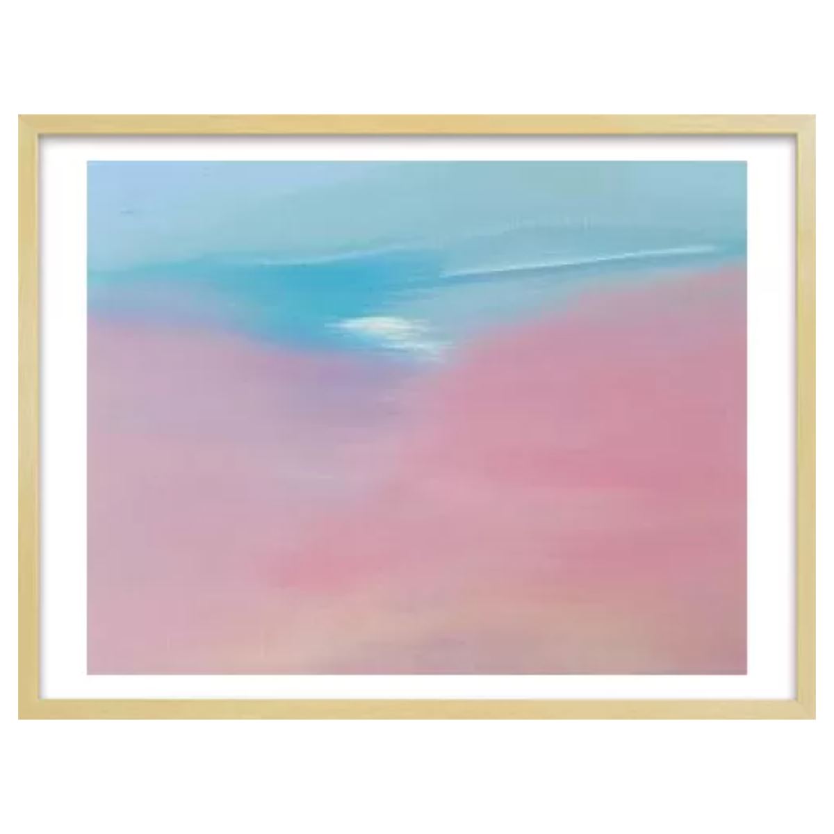 A Distant Memory(遠い記憶) / アート スリム額 Lヨコ ナチュラルフレーム