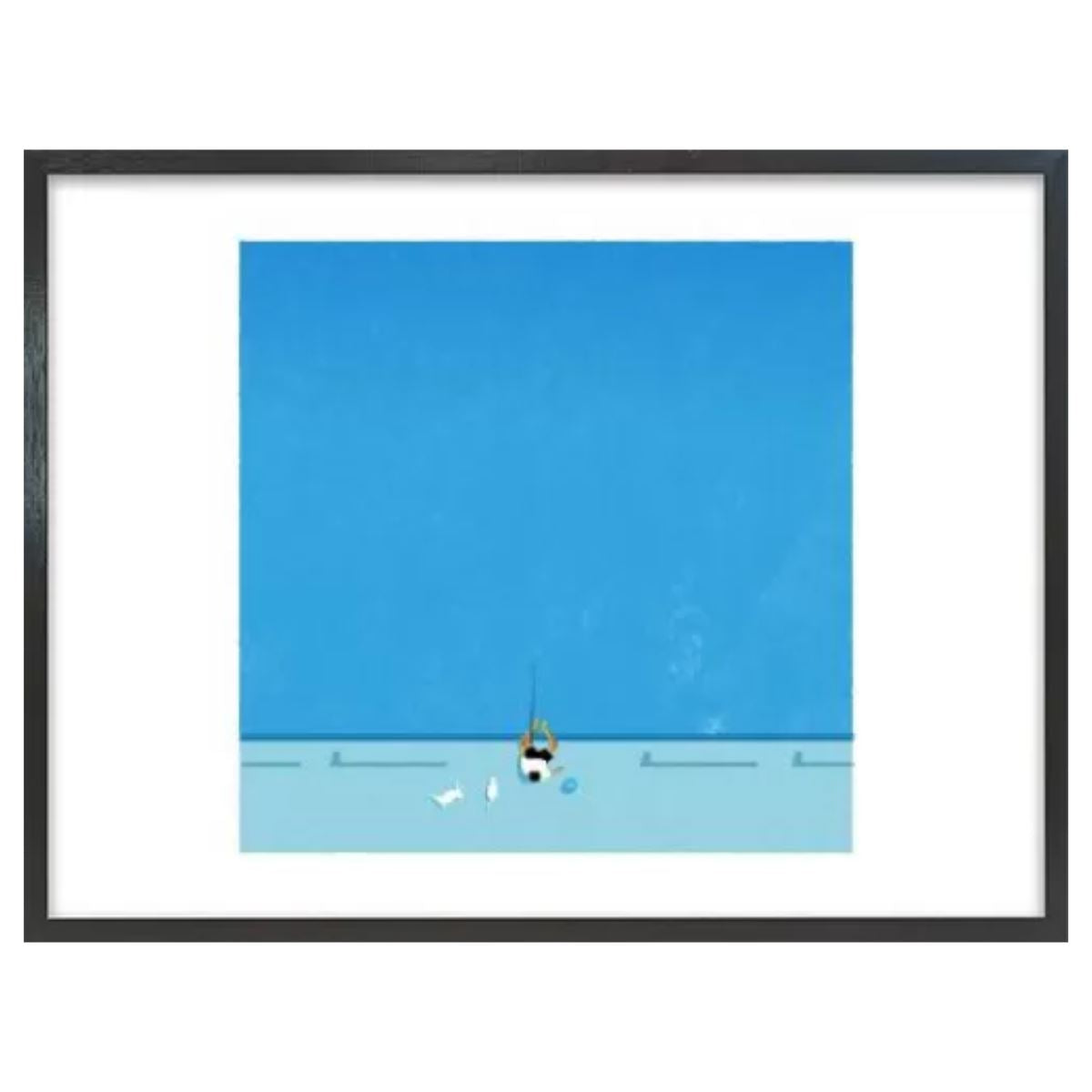 TEIBO / アート スリム額 Lヨコ ブラックフレーム