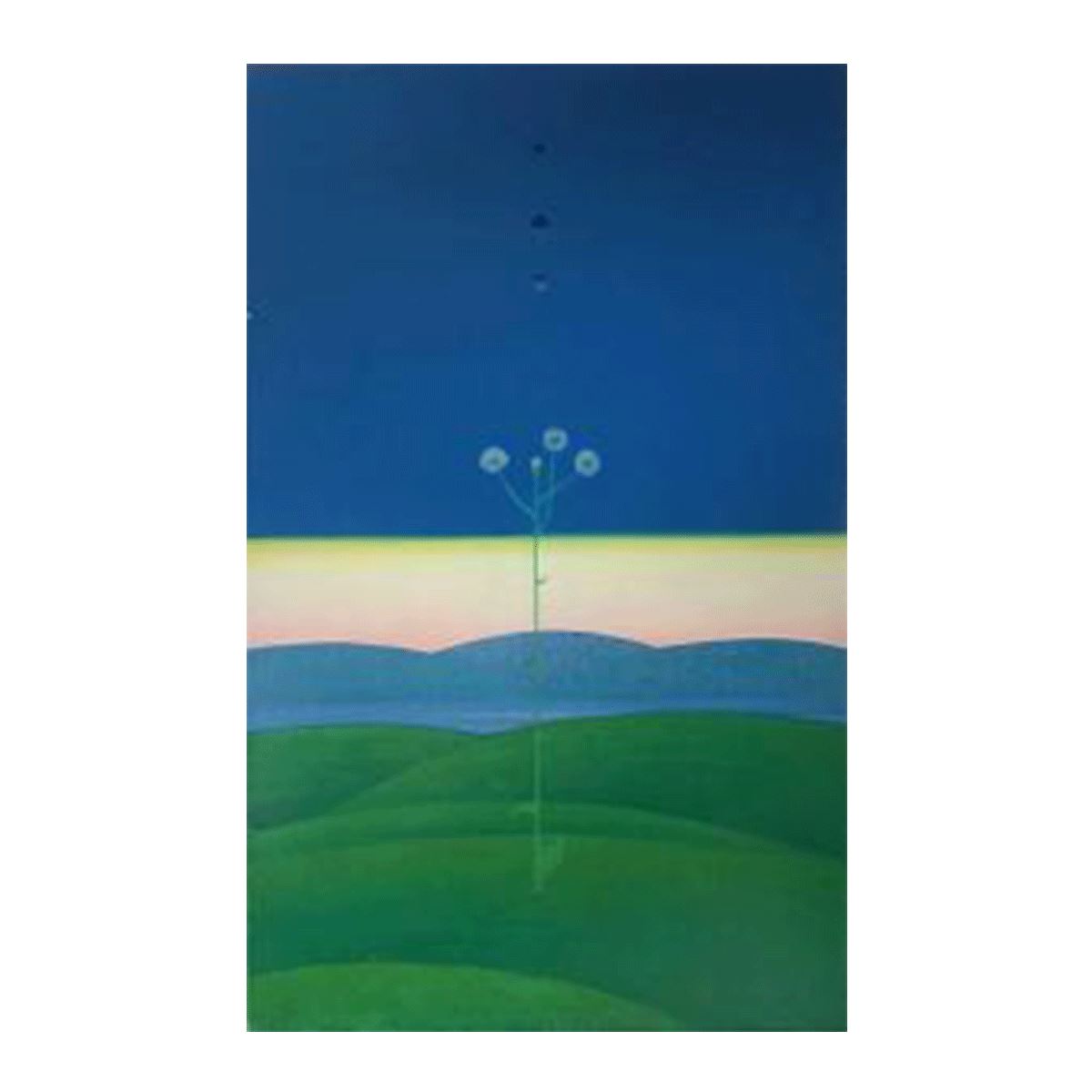 花/1 / アート S(170×170) ホワイトフレーム 使用例