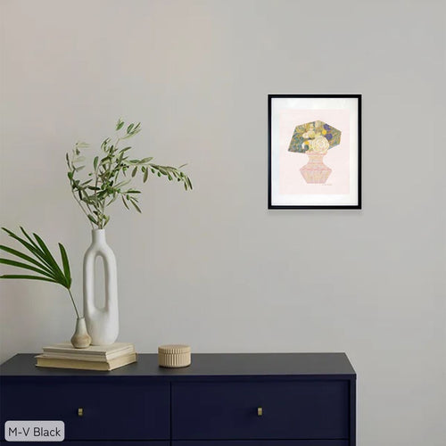 スリム額 Mタテ / ブラック