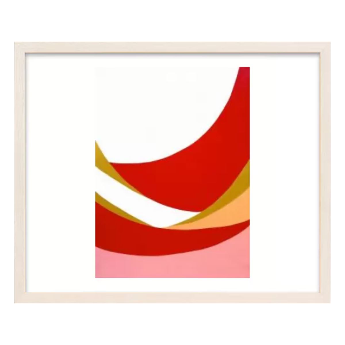 Seascape No.7 スリム額 Mヨコ ホワイトフレーム