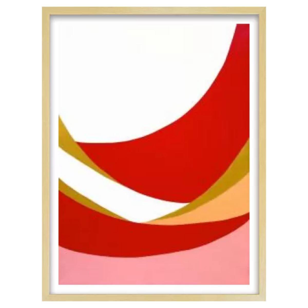 Seascape No.7 スリム額 Lタテ ナチュラルフレーム