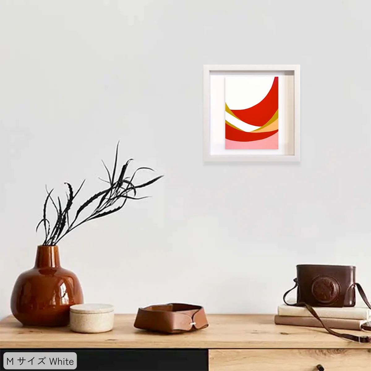 Seascape No.7 M(220×220) ホワイトフレーム使用例