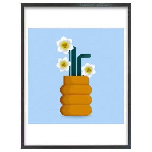 スリム額 Lタテ / ブラック