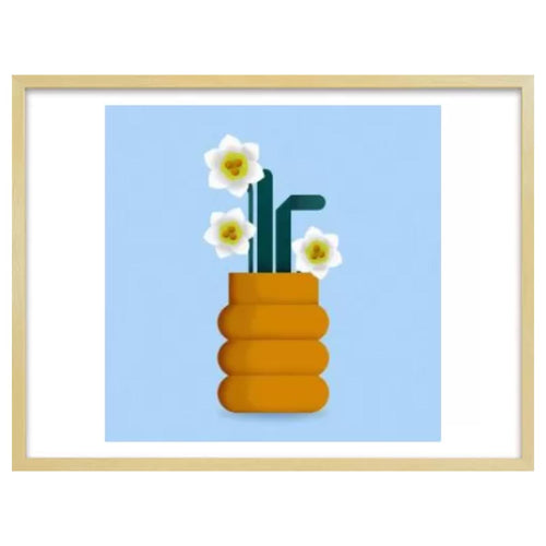 スリム額 Lヨコ / ナチュラル