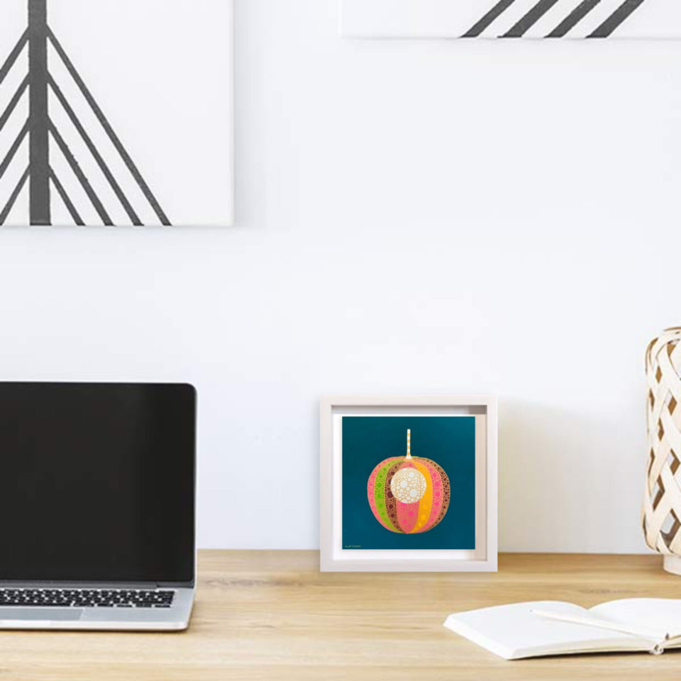 ホオズキ【神無月】 / アート S(170×170) ホワイトフレーム 使用例