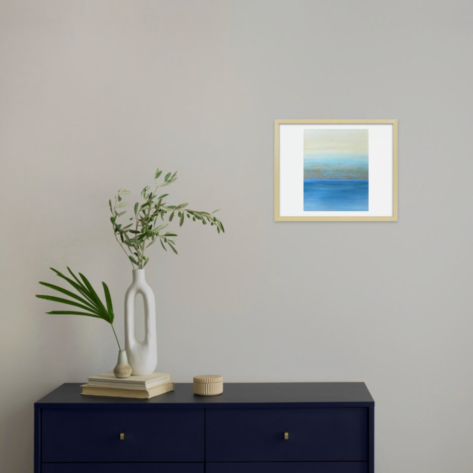 Beyond no.5 / アート スリム額 Mヨコ ナチュラルフレーム