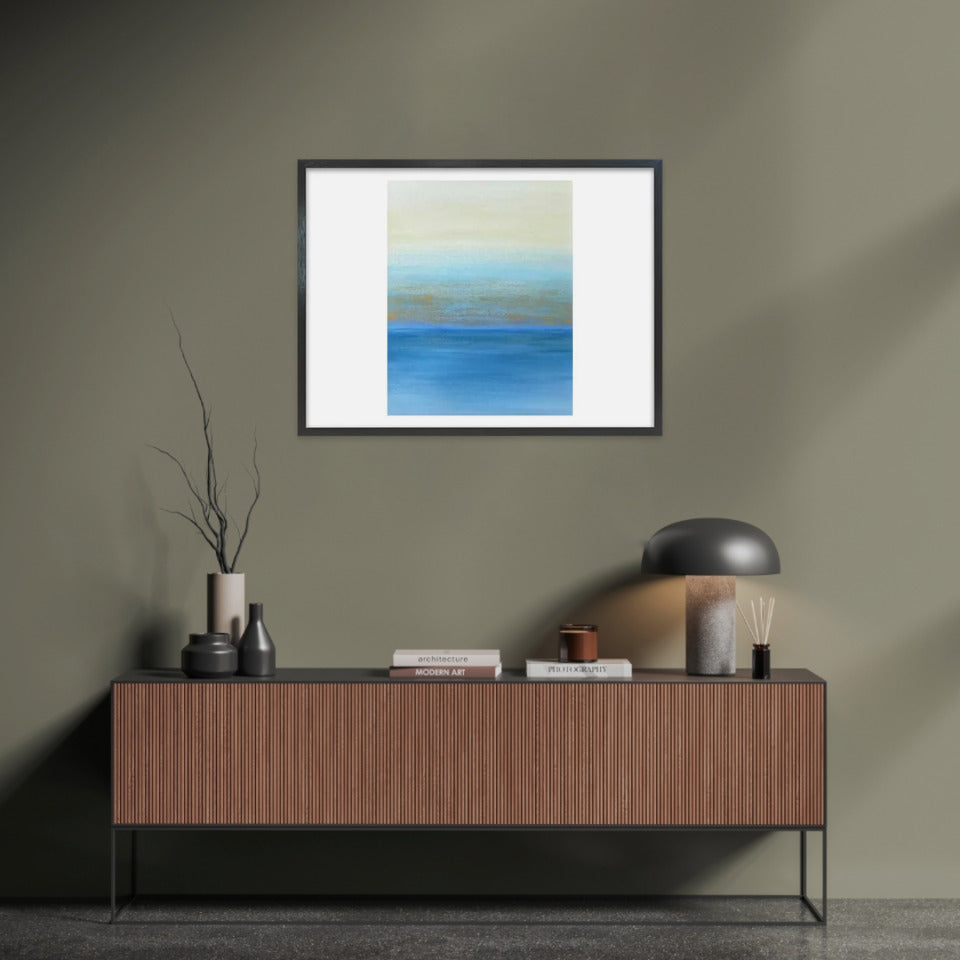 Beyond no.5 / アート スリム額 Lヨコ ブラックフレーム