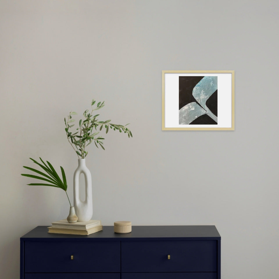 Seed leaf / アート スリム額 Mヨコ ナチュラルフレーム