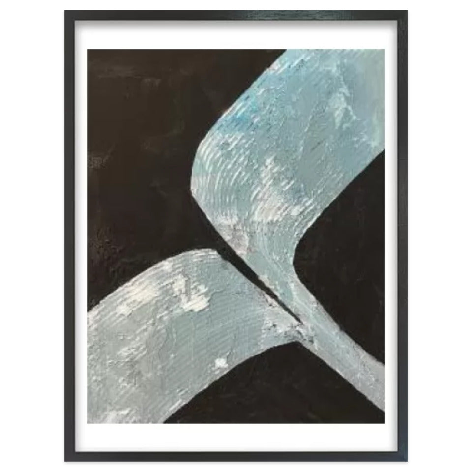 Seed leaf / アート スリム額 Lタテ ブラックフレーム