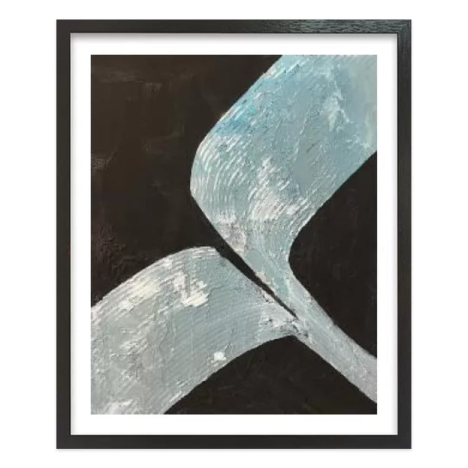 Seed leaf / アート スリム額 Mタテ ブラックフレーム