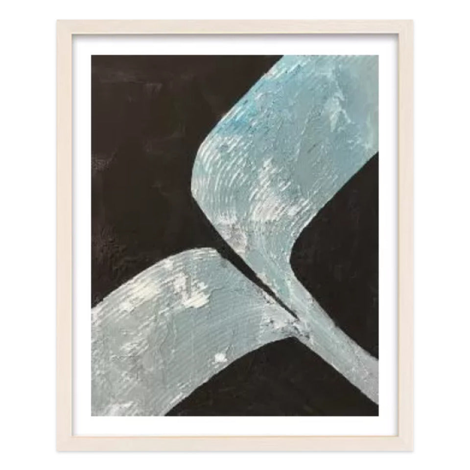 Seed leaf / アート スリム額 Mタテ ホワイトフレーム