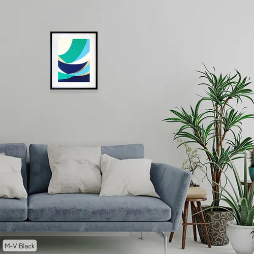 スリム額 Mタテ / ブラック