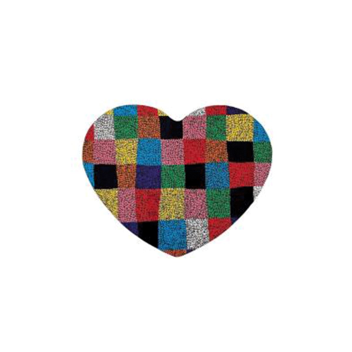 Patchwork Heart 1 / アート S(170×170) ホワイトフレーム 使用例