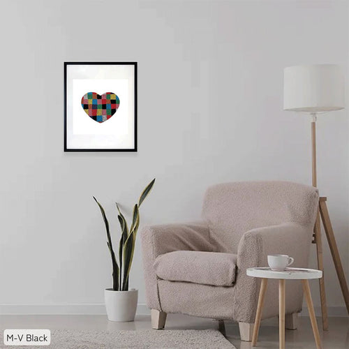 スリム額 Mタテ / ブラック