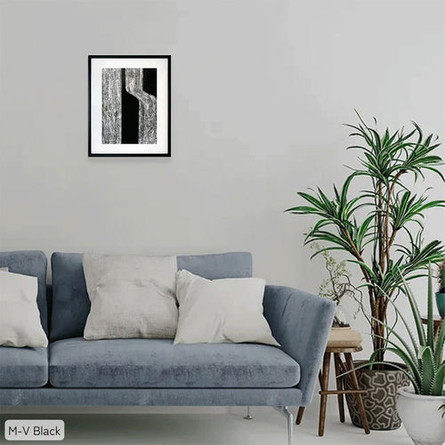 スリム額 Mタテ / ブラック