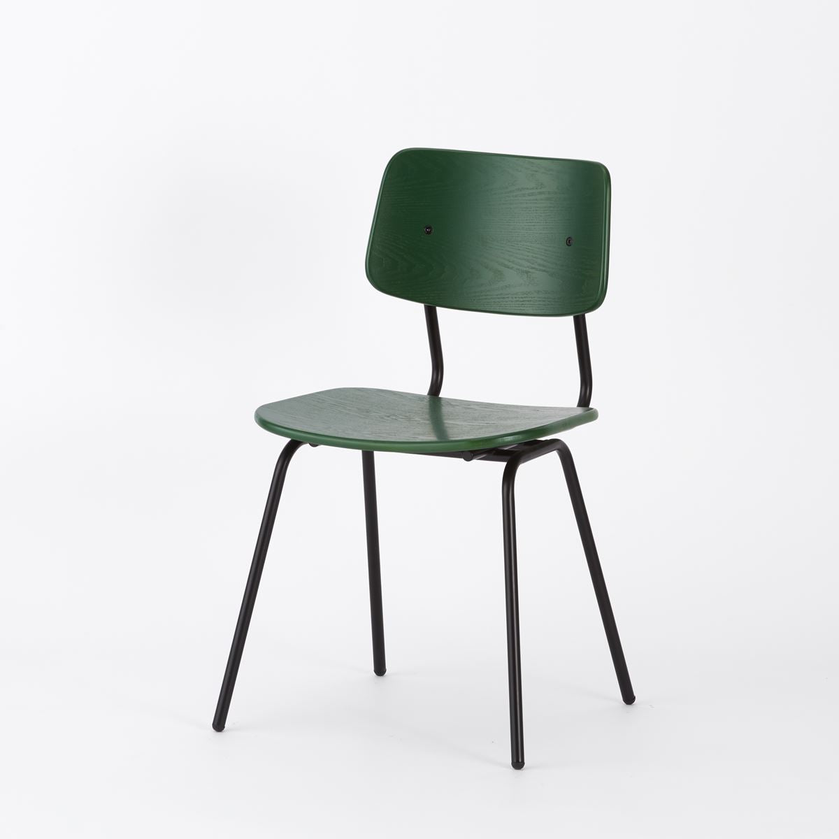 KUUM Chair shikaku - Black Steel Frame/Color Back / クーム チェア シカク