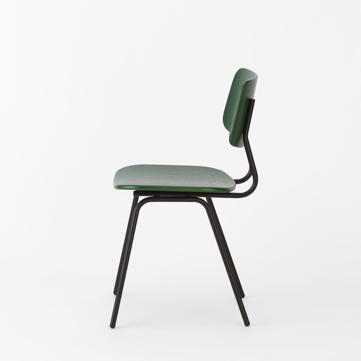 KUUM Chair shikaku - Black Steel Frame/Color Back / クーム チェア シカク