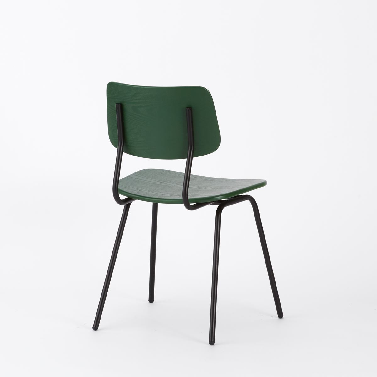 KUUM Chair shikaku - Black Steel Frame/Color Back / クーム チェア シカク