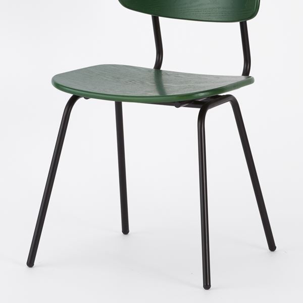 KUUM Chair shikaku - Black Steel Frame/Color Back / クーム チェア シカク