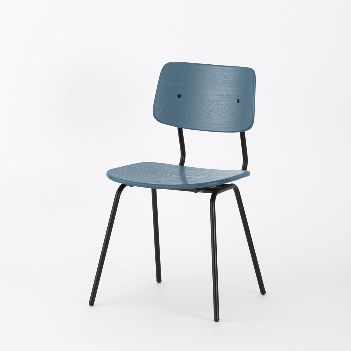 KUUM Chair shikaku - Black Steel Frame/Color Back / クーム チェア シカク
