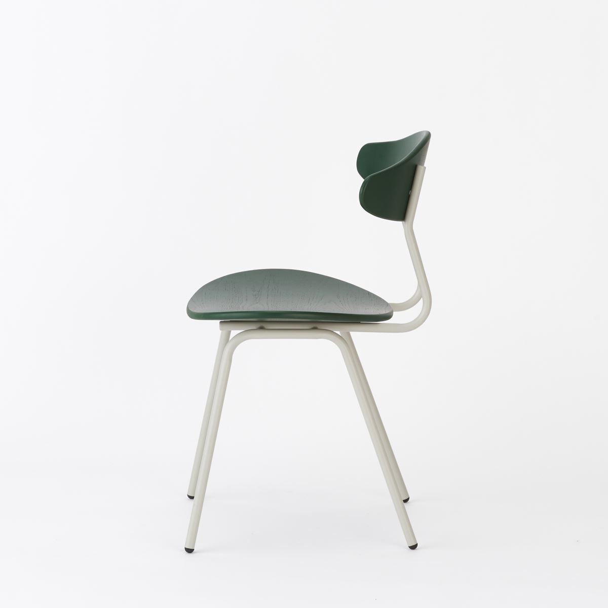 KUUM Chair kinoco - Gray White Steel Frame/Color Back / クーム チェア キノコ