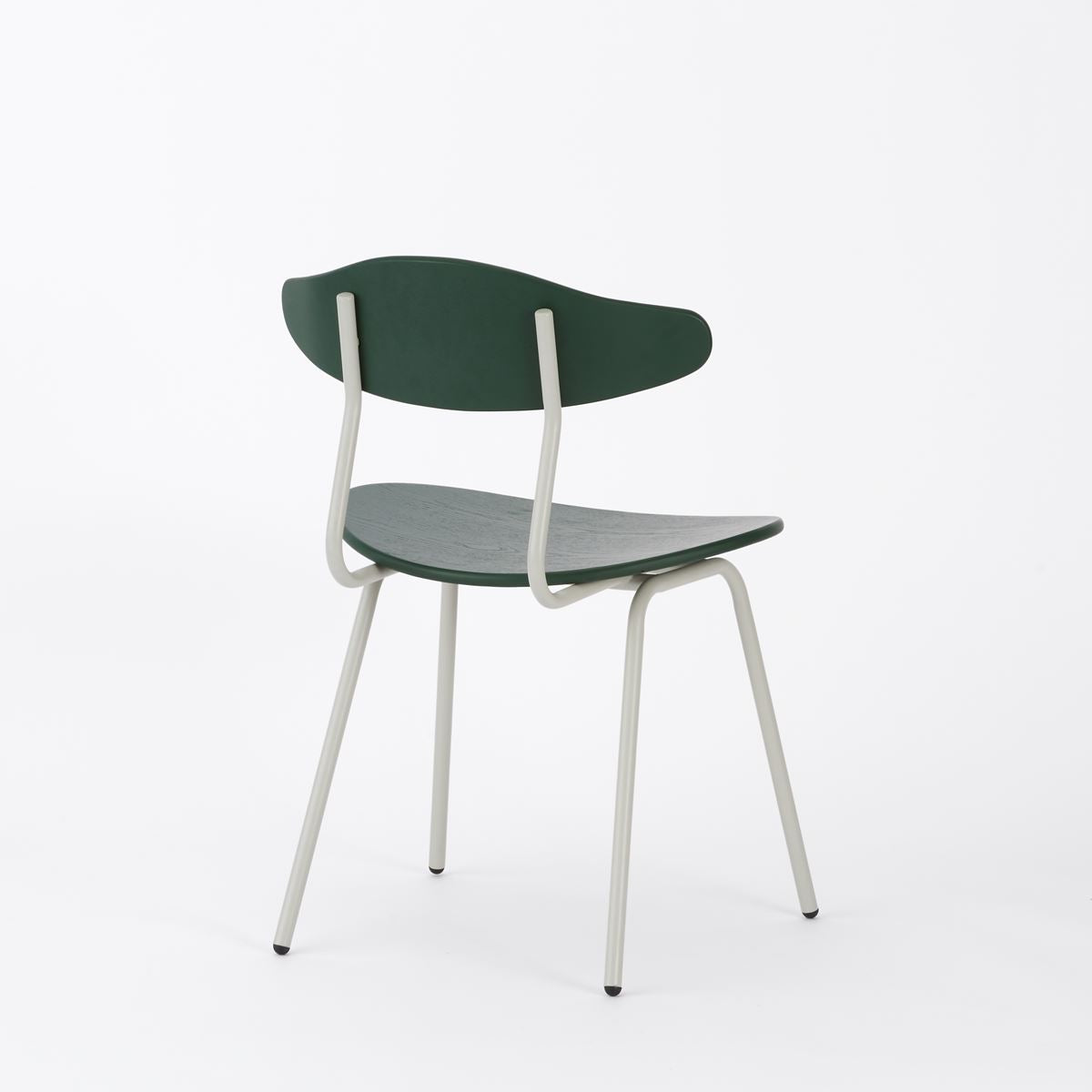 KUUM Chair kinoco - Gray White Steel Frame/Color Back / クーム チェア キノコ