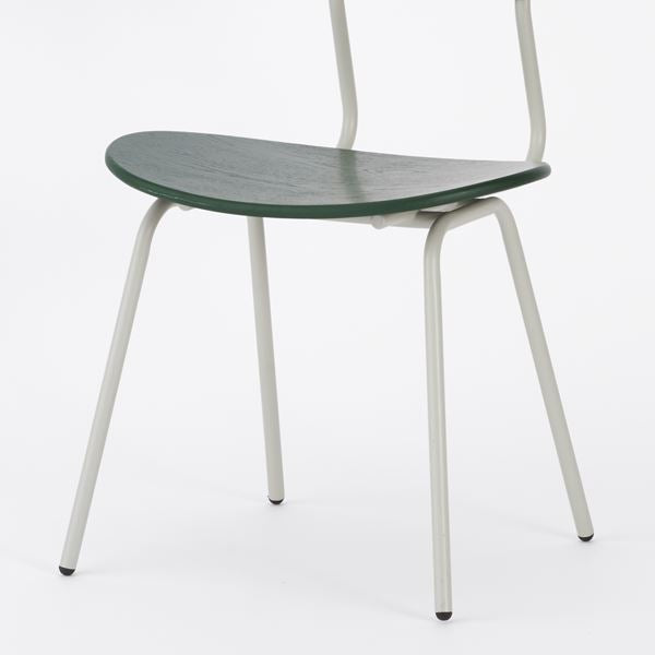 KUUM Chair kinoco - Gray White Steel Frame/Color Back / クーム チェア キノコ
