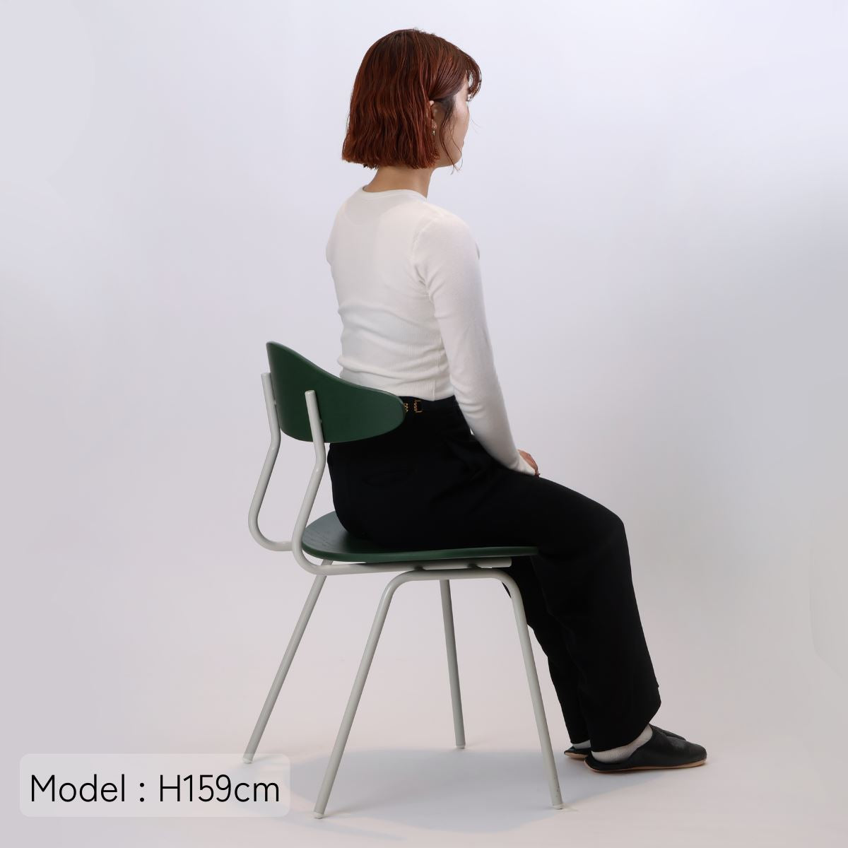 KUUM Chair kinoco - Gray White Steel Frame/Color Back / クーム チェア キノコ