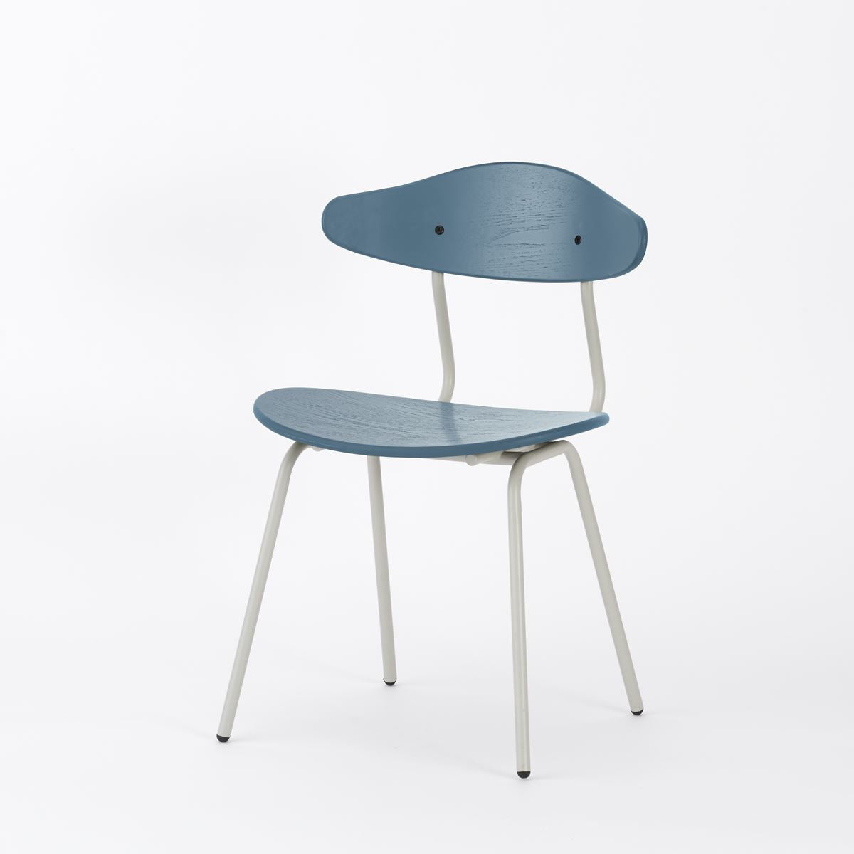 KUUM Chair kinoco - Gray White Steel Frame/Color Back / クーム チェア キノコ