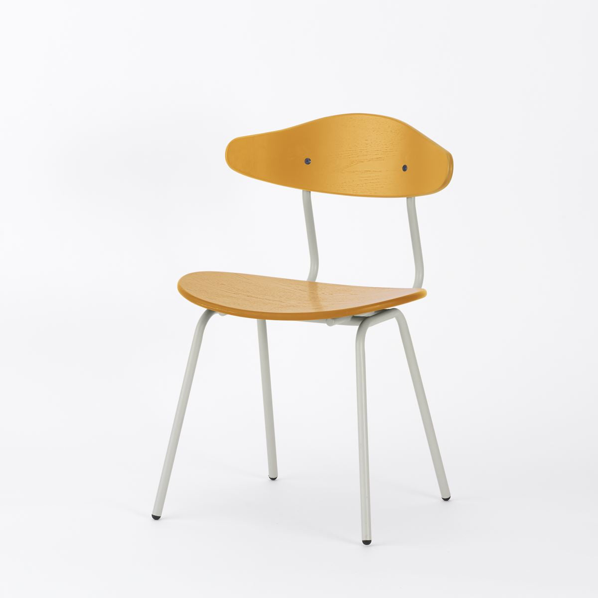 KUUM Chair kinoco - Gray White Steel Frame/Color Back / クーム チェア キノコ