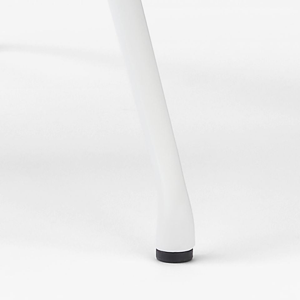Smooth Round Chair - White Legs/スムースラウンドチェア ホワイト脚