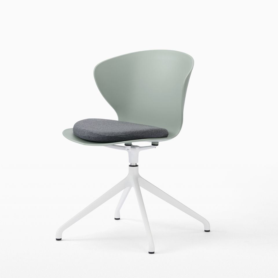 Smooth Round Chair - White Legs/スムースラウンドチェア ホワイト脚
