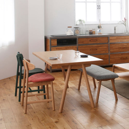 KUUM Table 突板 4人掛けダイニングセットA / クーム テーブル