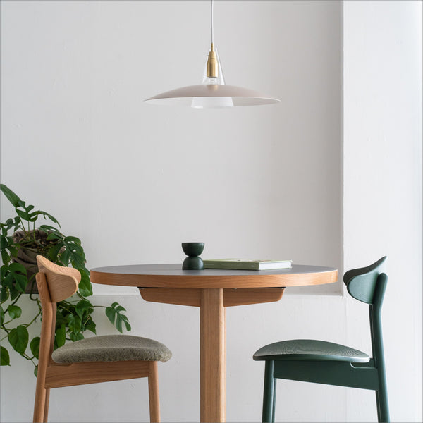 KUUM Round Table メラミングレー 2人掛けダイニングセットA / クーム ラウンド テーブル