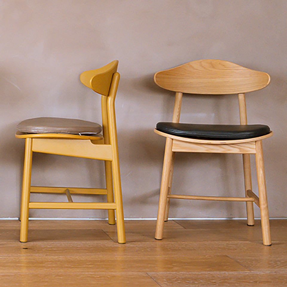 KUUM チェア キノコ オプションチェアパッド_PVCレザー(チャコールグレー)使用例