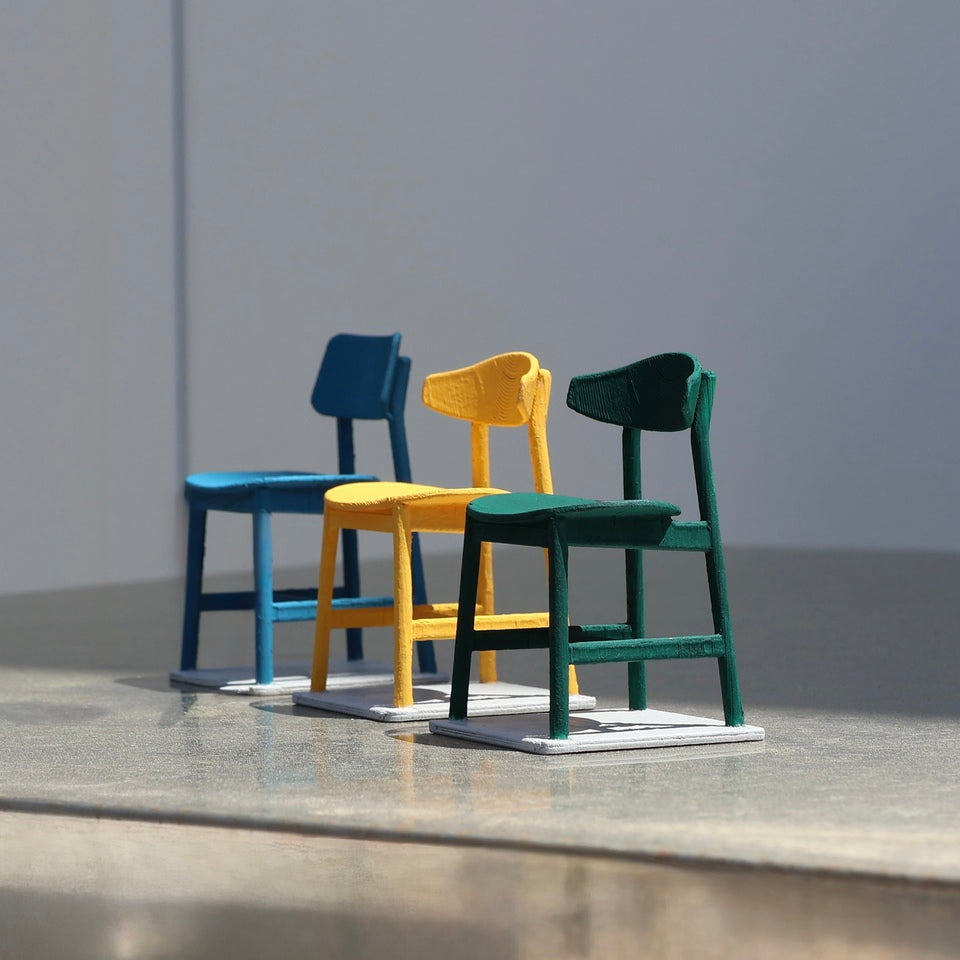 ミニチュア家具KUUM Chair kinoco - Wooden Frame / クーム チェア キノコ