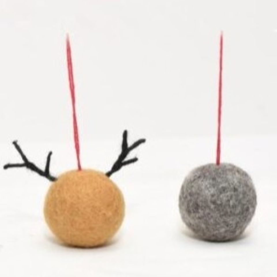 フェルトクリスマスオーナメント
