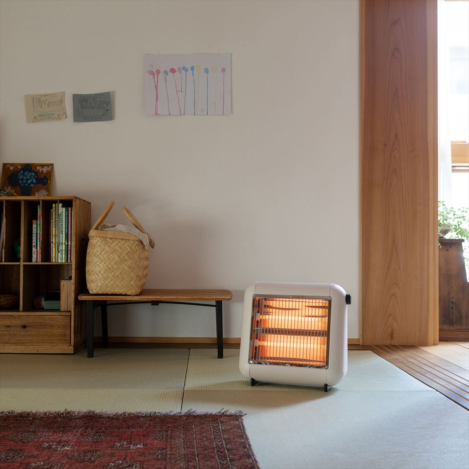 遠赤外線電気ストーブ利用シーン