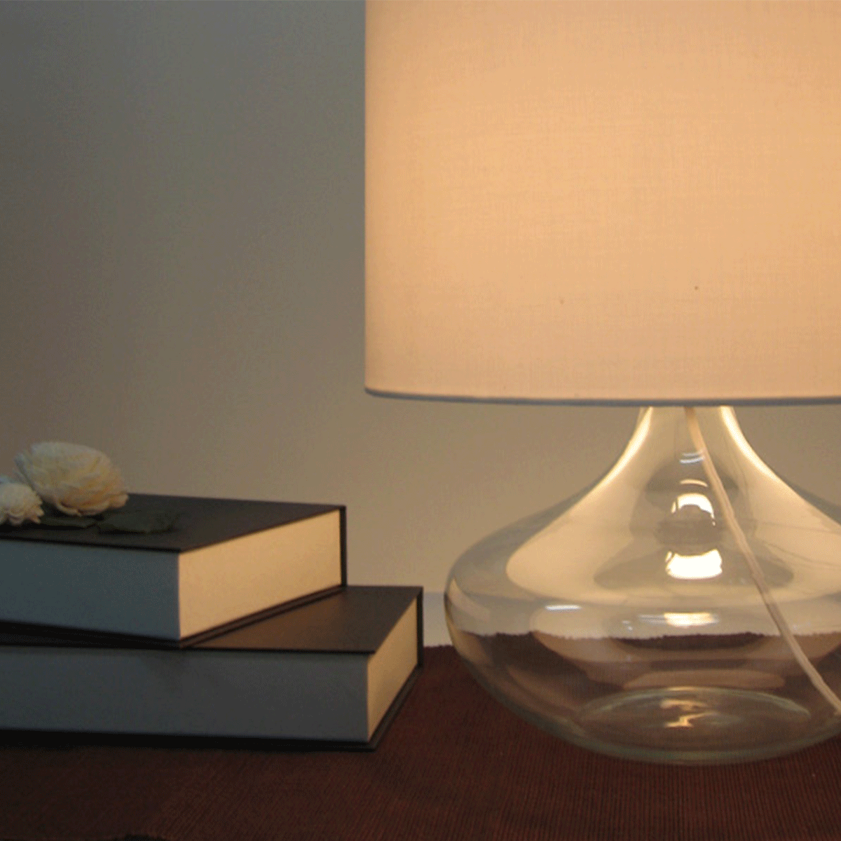 Glass base Table Lamp