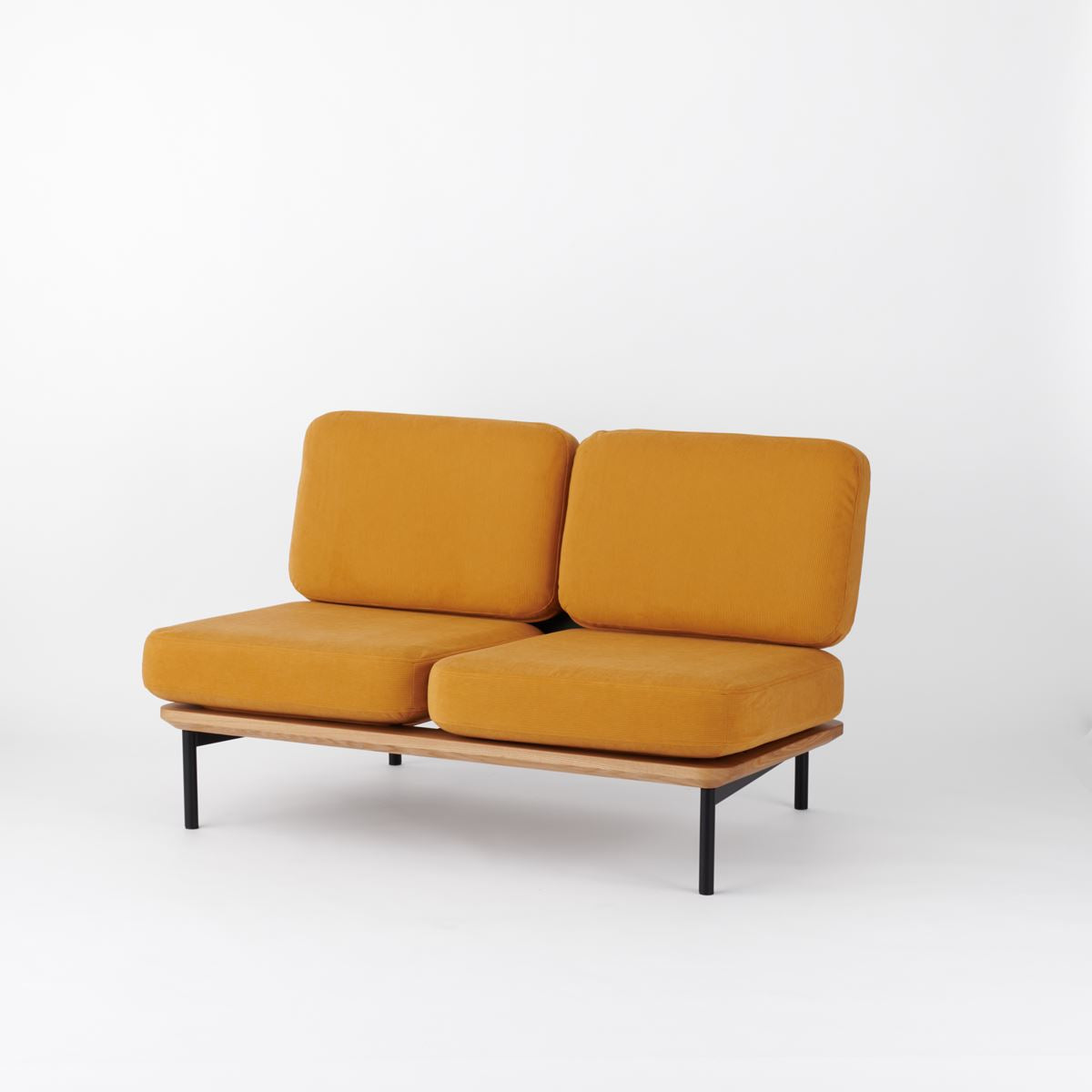 KUUM Sofa 2 seater - Steel Frame/Natural / クーム ソファ