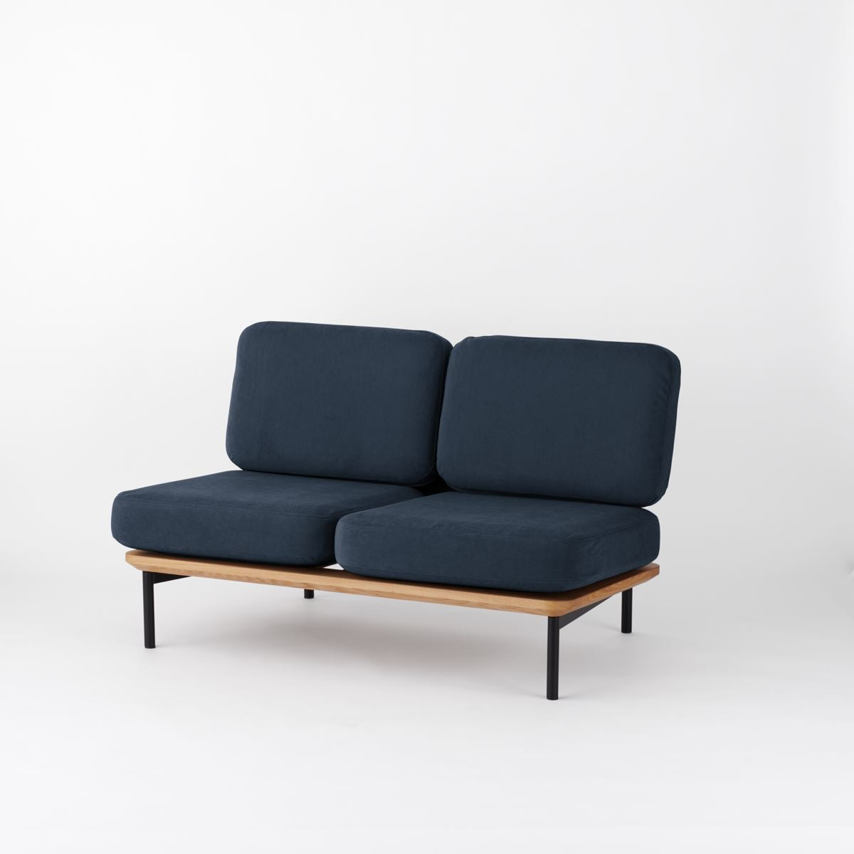 KUUM Sofa 2 seater - Steel Frame/Natural / クーム ソファ