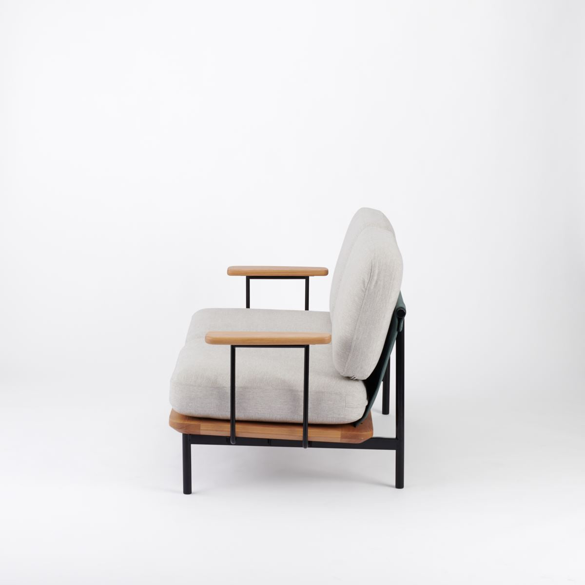 KUUM Sofa 2 seater Double arm - Steel Frame/Natural / クーム ソファ