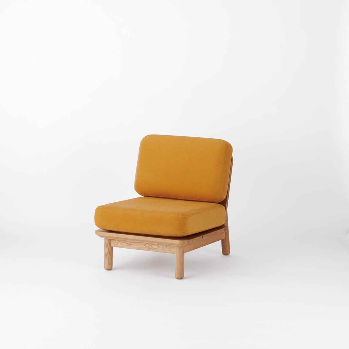KUUM Sofa 1 seater - Wooden Frame/Natural / クーム ソファ