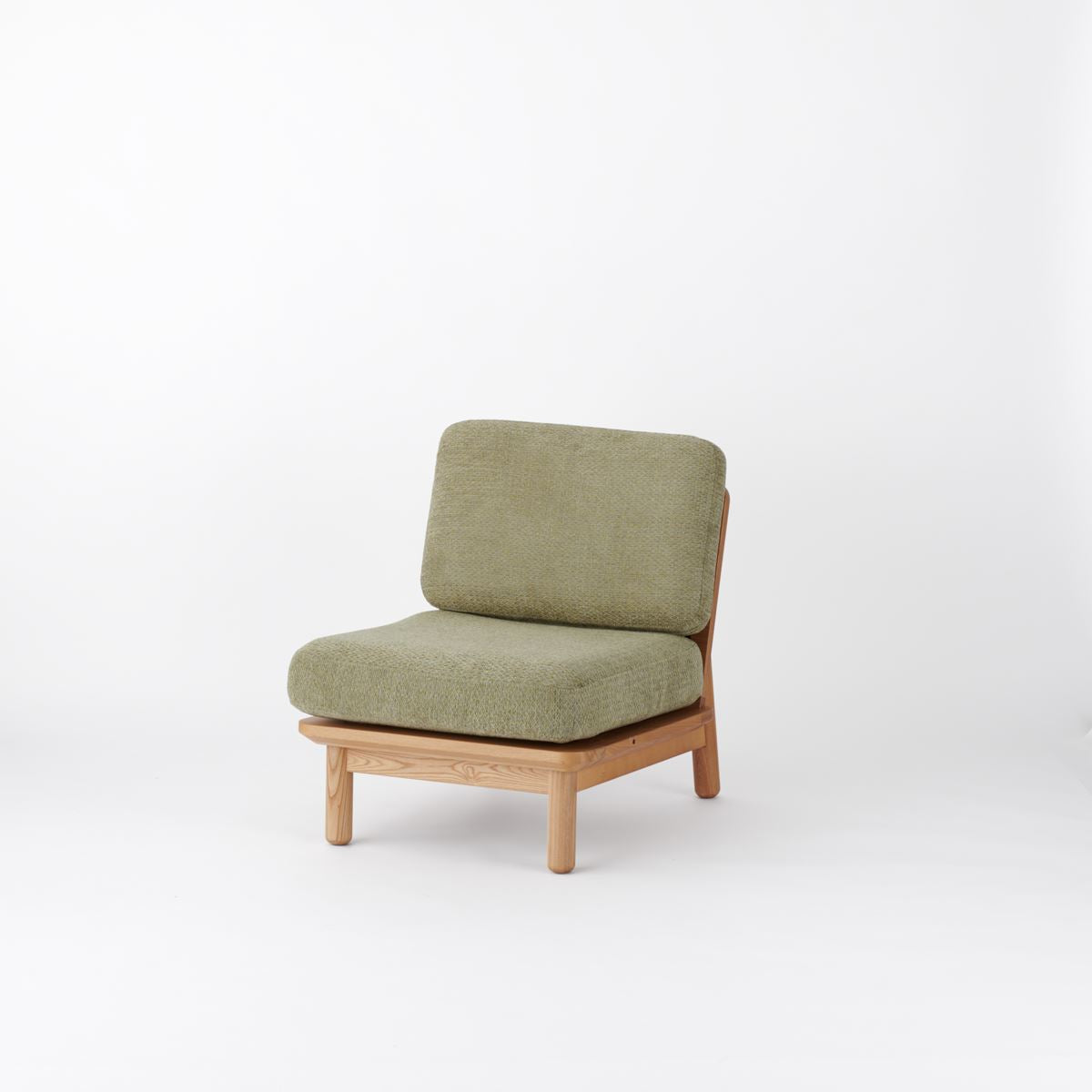 KUUM Sofa 1 seater - Wooden Frame/Natural / クーム ソファ