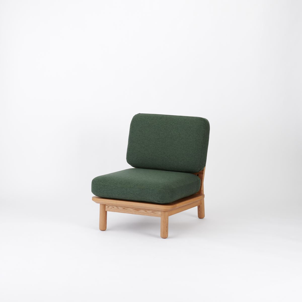 KUUM Sofa 1 seater - Wooden Frame/Natural / クーム ソファ
