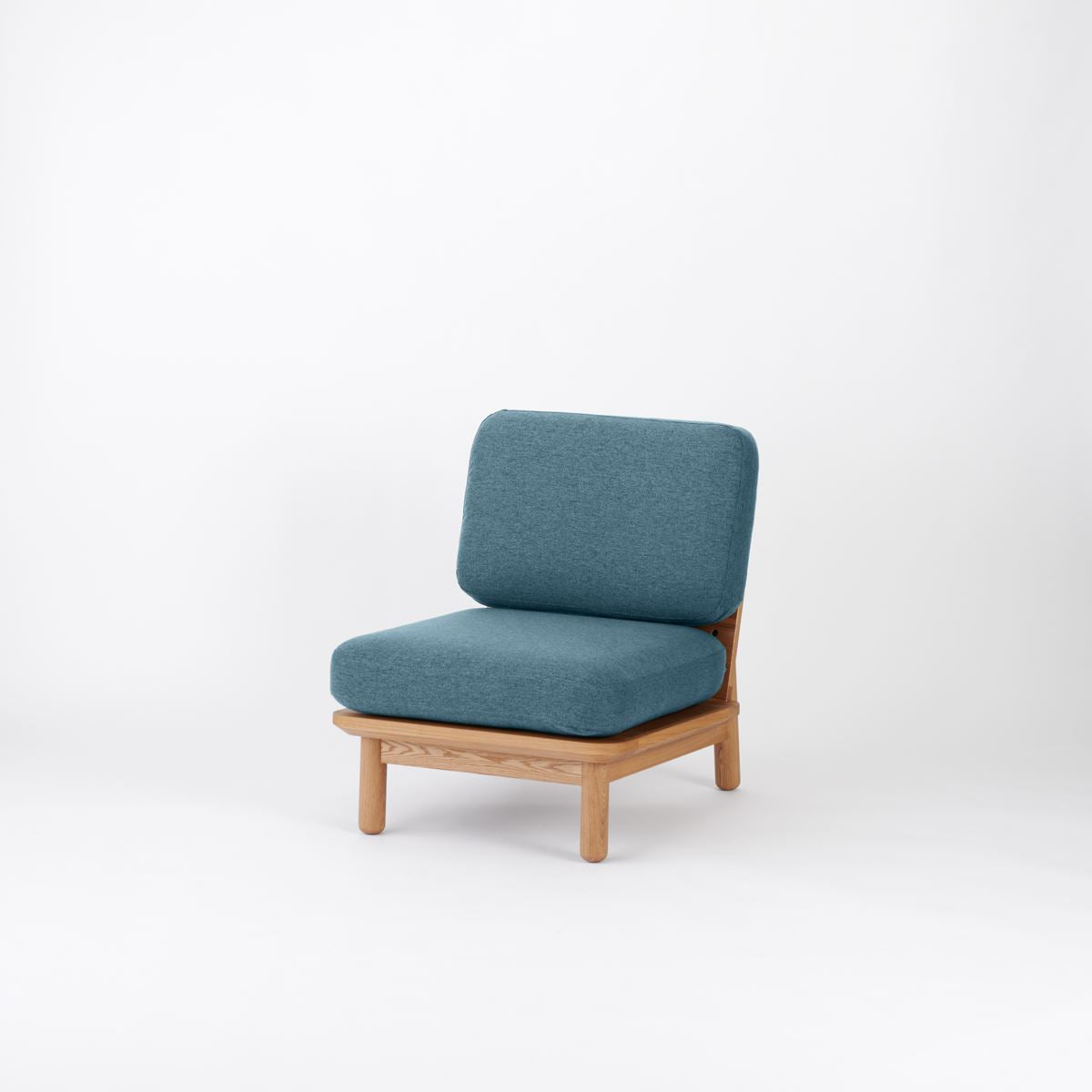 KUUM Sofa 1 seater - Wooden Frame/Natural / クーム ソファ