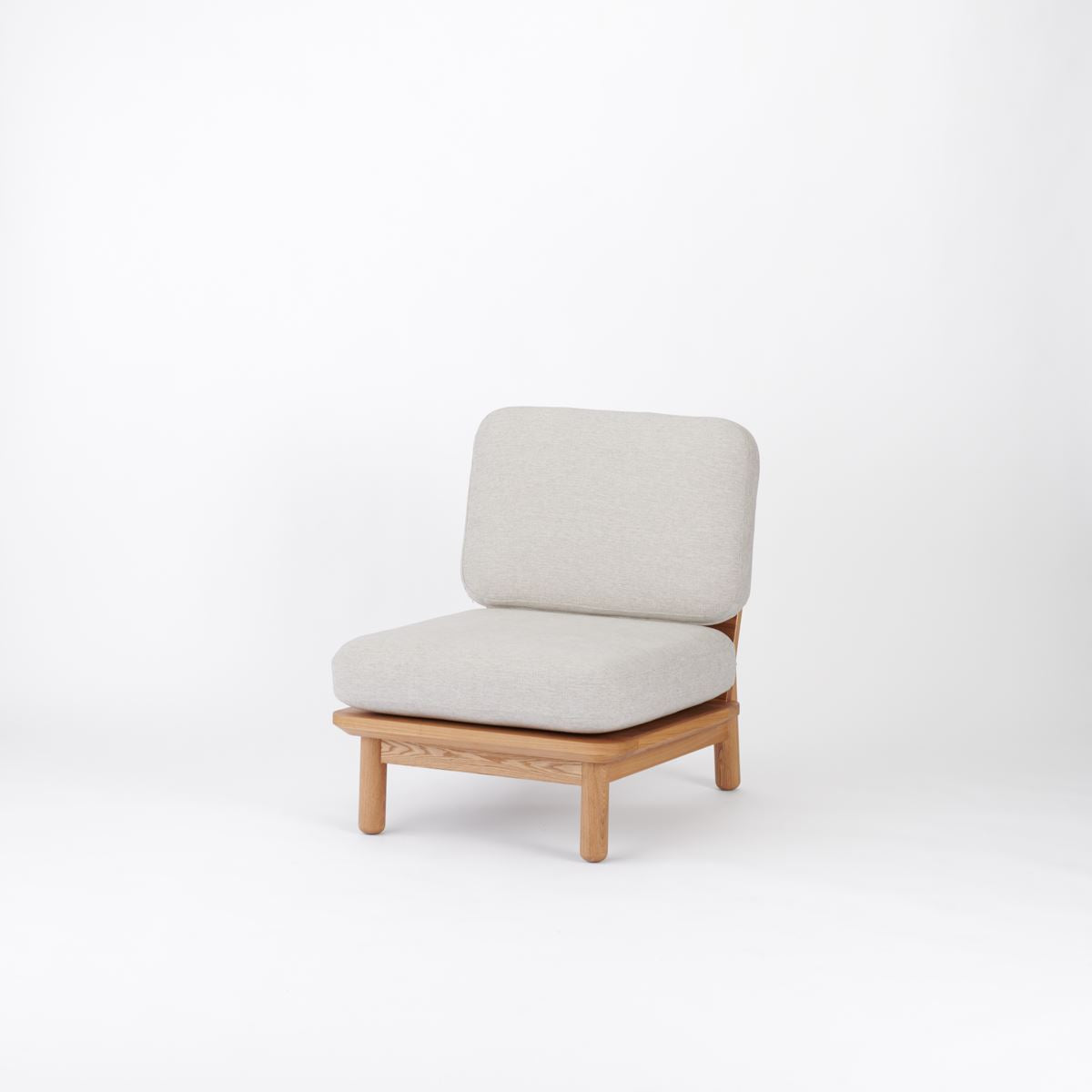KUUM Sofa 1 seater - Wooden Frame/Natural / クーム ソファ